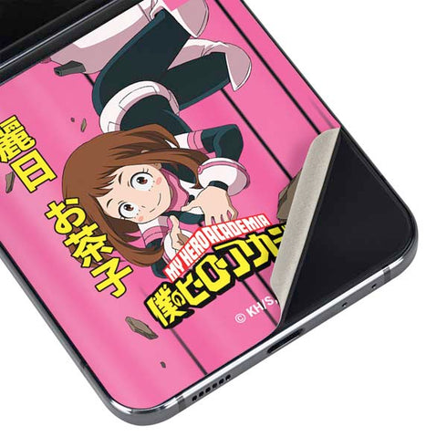 My Hero Academia Ochaco Uraraka Season 4 Galaxy Z Flip5 5G Skin